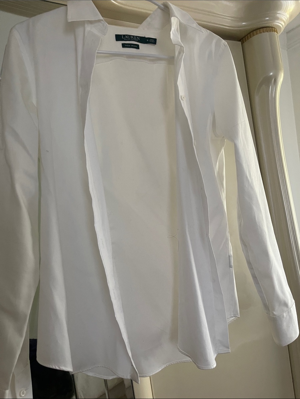 Lauren Ralph Lauren White Cotton Shirtdress Jacket